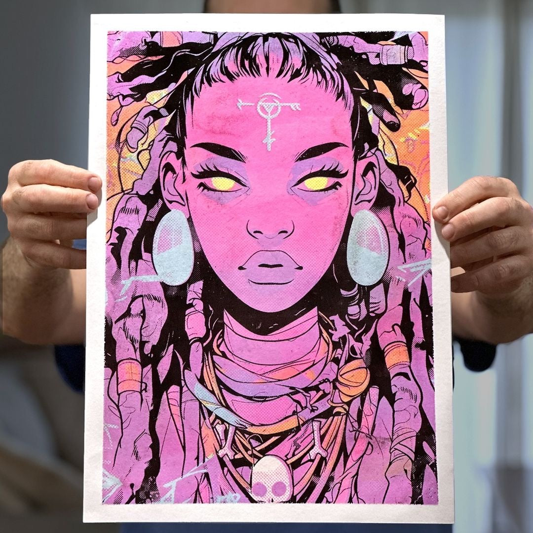 CMYK Gel Print #22
