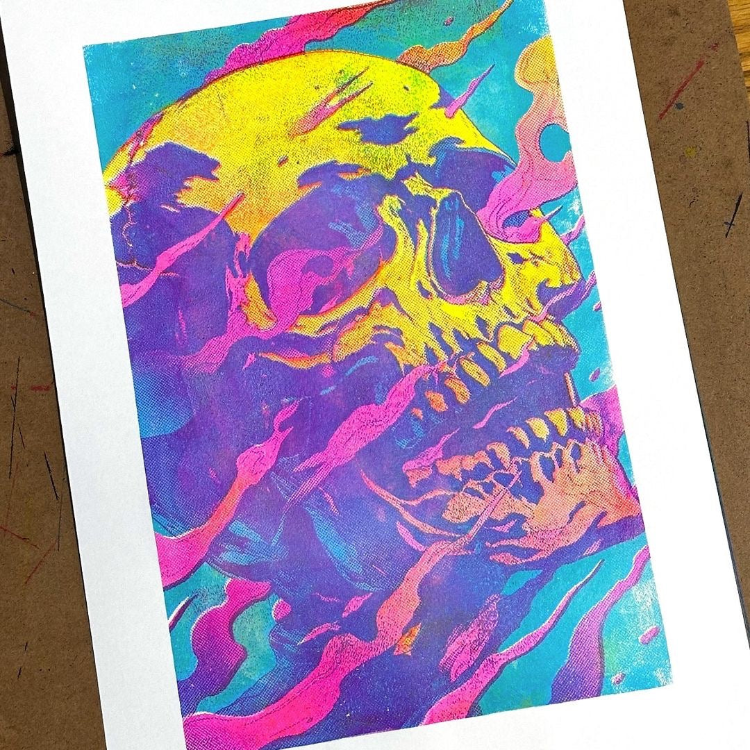 CMYK Gel Print #36
