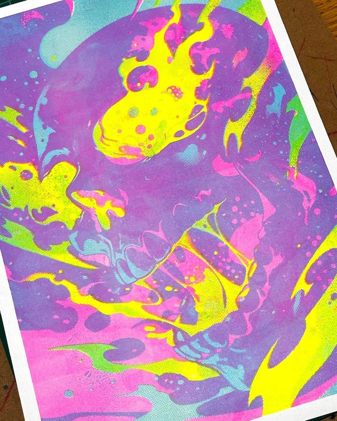 CMYK Gel Print #37
